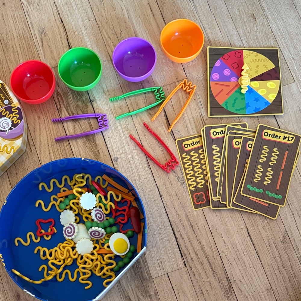 Learning Resources Noodle Knockout! Fine Motor Game - Multicolor - Picture 2 of 3